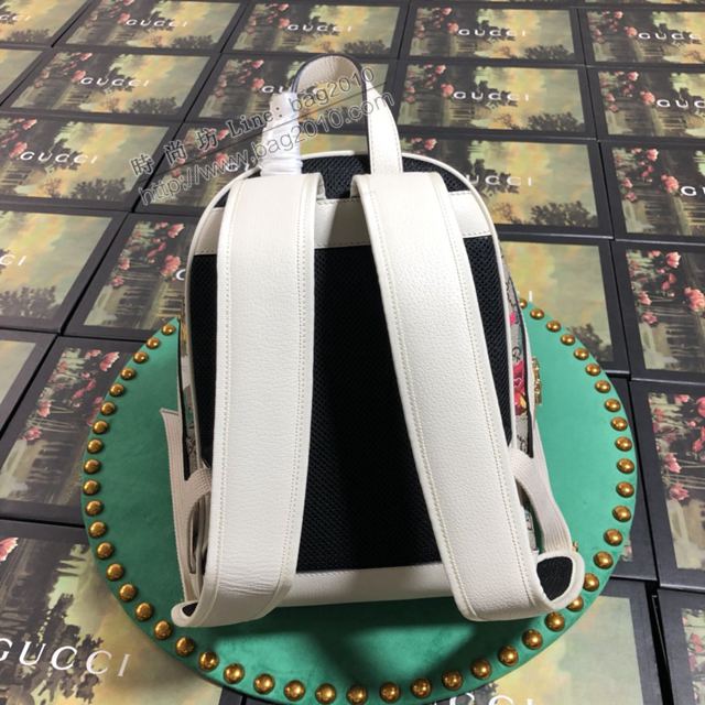 Gucci包 古馳女包 547965 花膠/白皮 gucci雙肩女包 gucci後背包  gudj1401